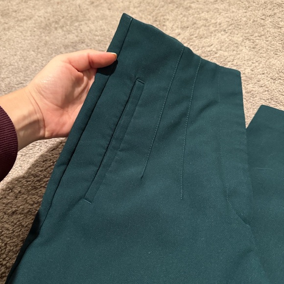 Zara Forest Green High Waisted Pants - Picture 4 of 6